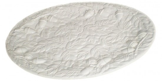 Bandeja Ceramica Blanca Fuente desvan com 1